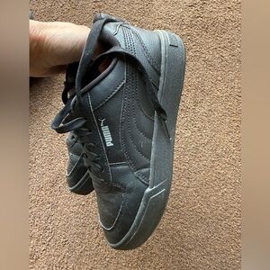 Puma Kids Black Sneakers